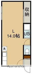ハイツ池田【1階】の間取り